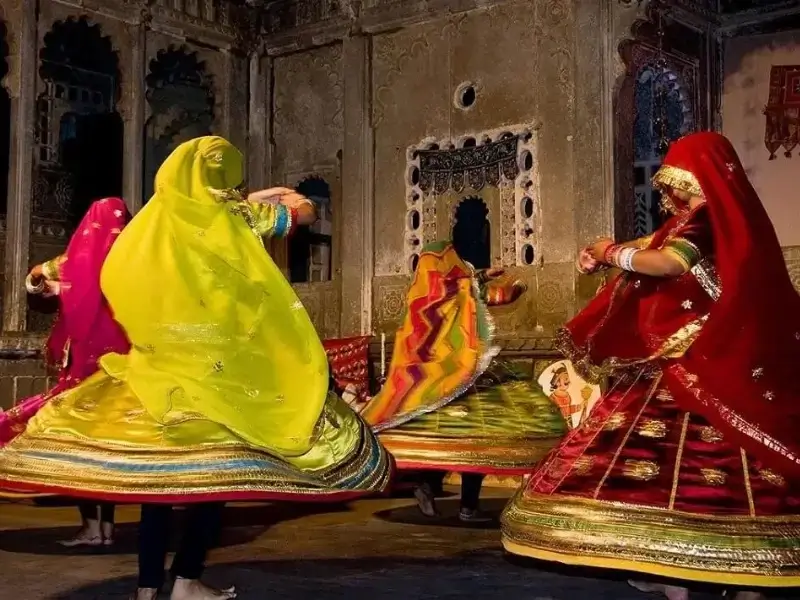 Rajasthani folk dancers
