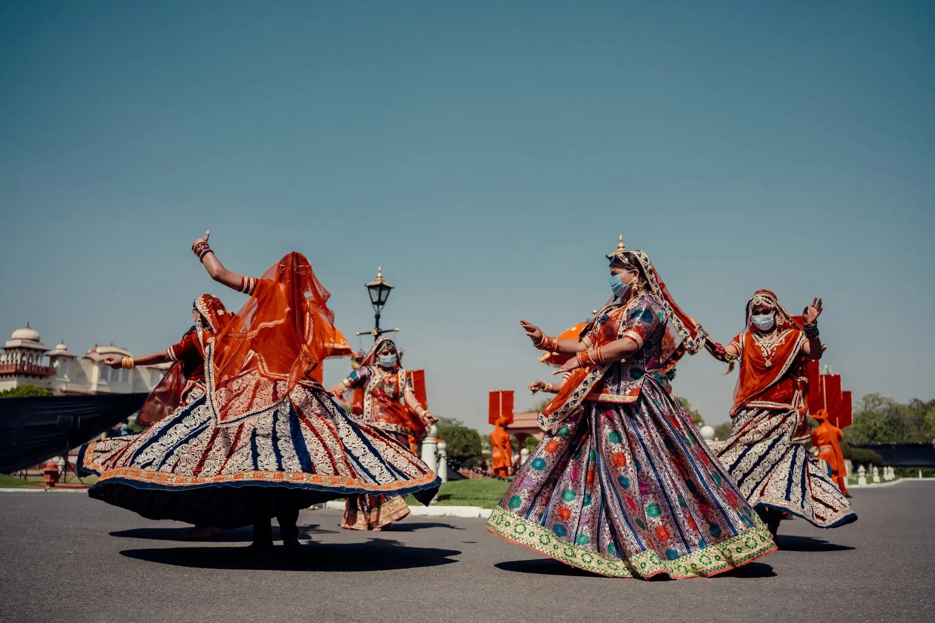 Folk dance performance