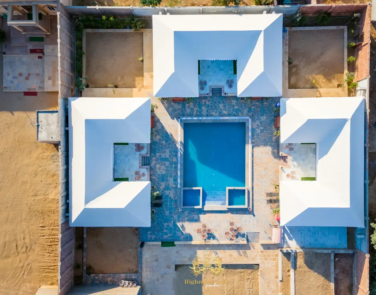 Pool from above