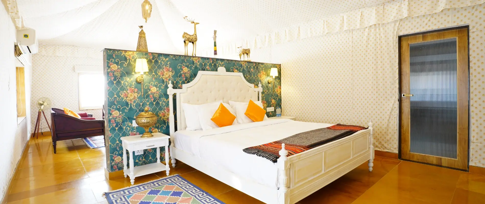 Royal tent bedroom